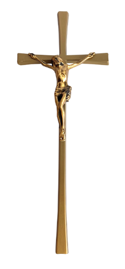Krížik romano s korpusom, bronz